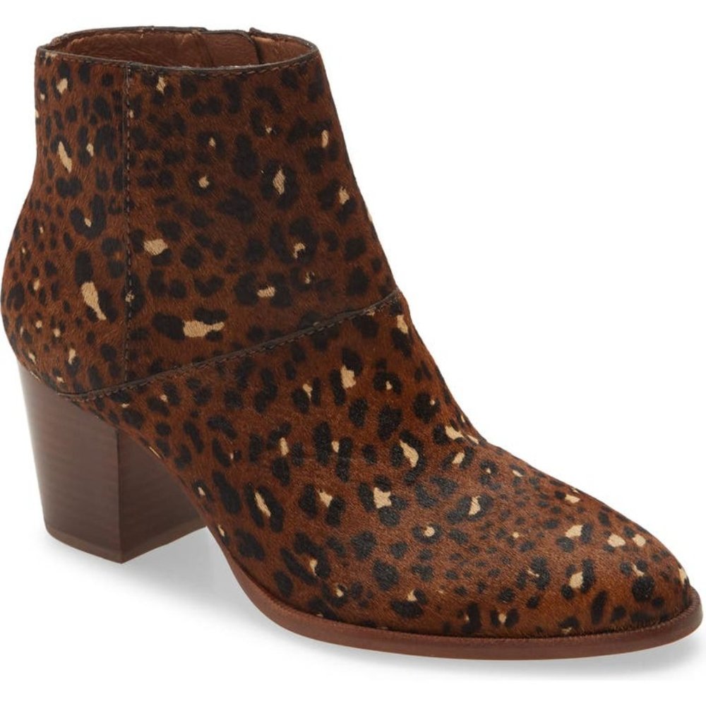 Madewell Rosie Genuine Calf Hair Bootie 7M Brand New With Box Very Classy